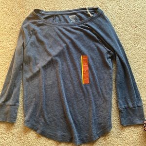 Oversized blue long sleeve